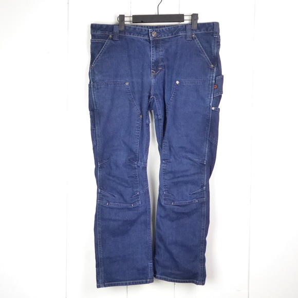 Dovetail Workwear Jeans Womens SZ 16/28 Britt Utility Reinforced Knees Durable - Picture 1 of 16